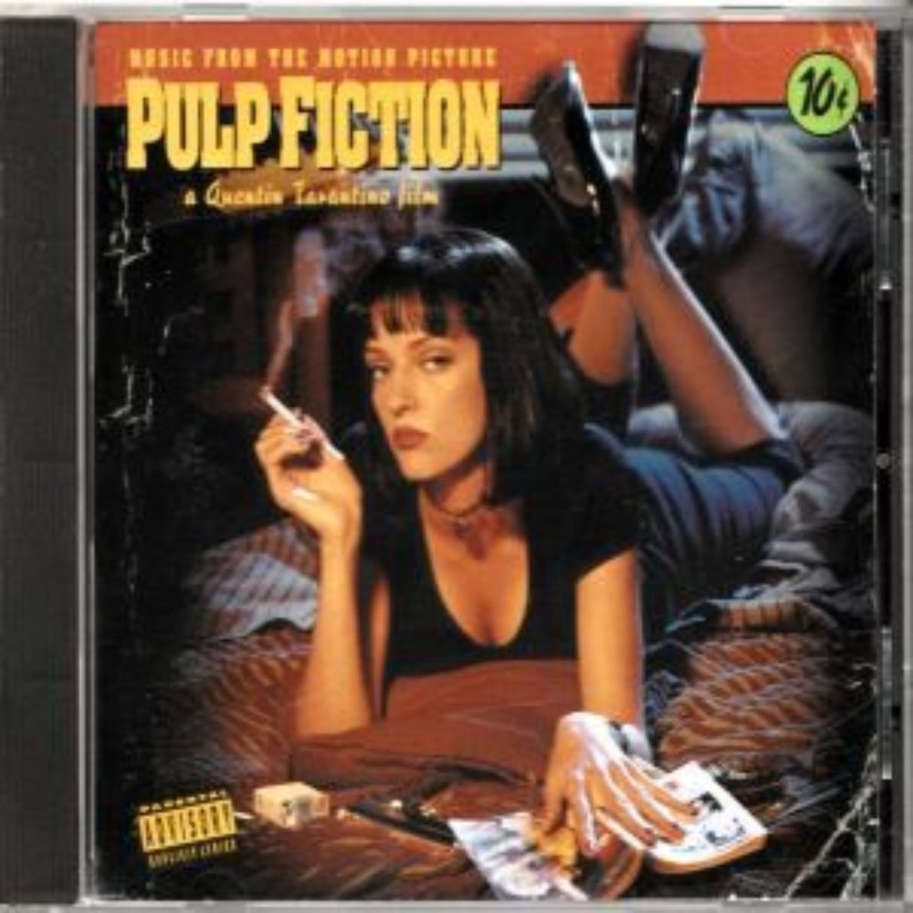 PULP FICTION - MUSIC FROM THE MOTION PICTURE - 1994 CD - PARENTAL ADVISORY
